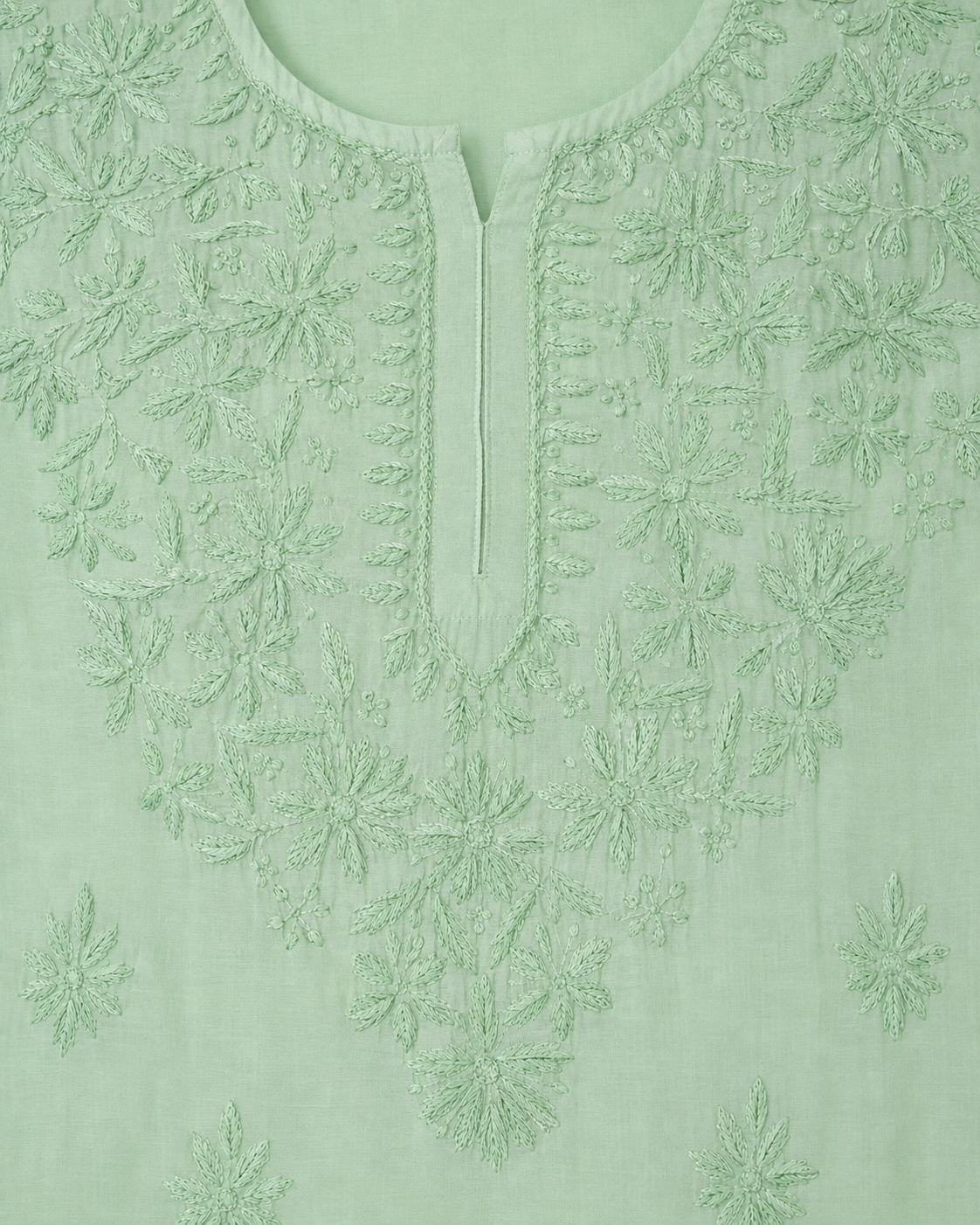 Green Chikankari Cord Set – Nawabi Summer