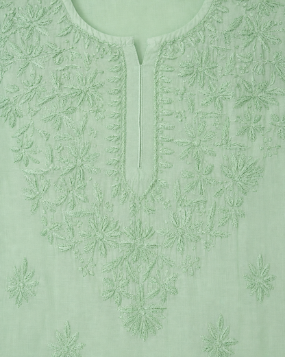 Green Chikankari Cord Set – Nawabi Summer
