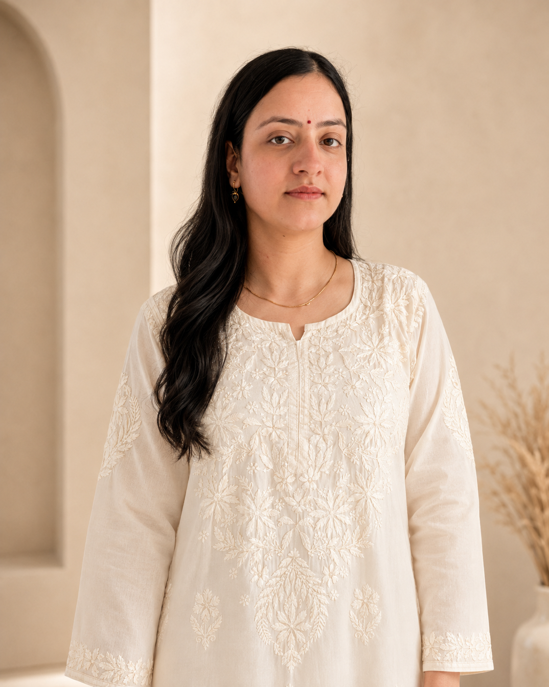 Off White Chikankari Cord Set – Nawabi Summer