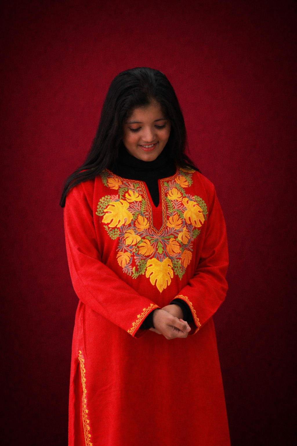 Crimson Bloom Co-ord Set